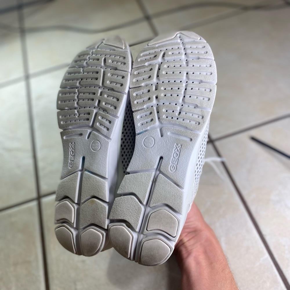 Geox Respira Women's Comfort Walking Sport Shoes Taupe Woman’s Size 7 Rare View 6